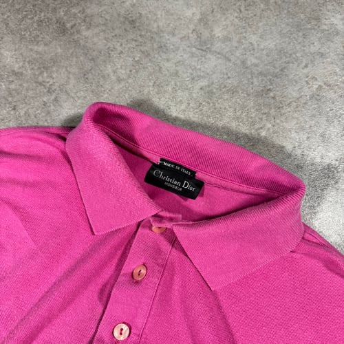 Image of  1980s Christian Dior Polo Shirt, Size Large