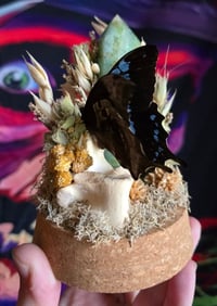 Image 2 of Swallowtail & Flourite Crystal Tower Clochè