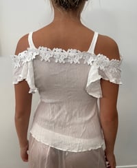 Image 3 of Floral off-the-shoulder top 