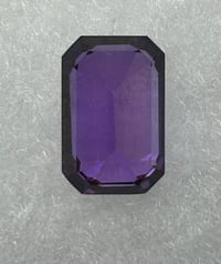 Image 20 of Heated Natural Tanzanite Purple pink, emerald cut, 6.75ct