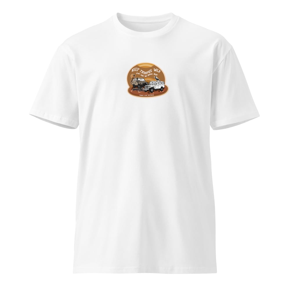 Image of Keep Troopies Wild 70 & 40 Series Troopy Unisex Premium T-Shirt