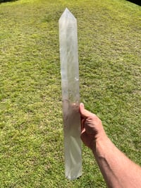 Image 5 of Large Smoky Quartz Generator with Rainbow Statement Piece #1113