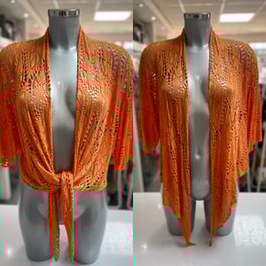 Image of Crochet Floral Pattern Viscose Shurg