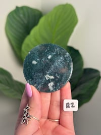 Image 18 of CHOOSE YOUR OWN MOSS AGATE DISK -INDIA- LOT 2