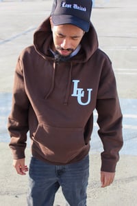 Image 4 of Brown "LU" Hoodie 