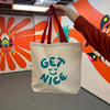 Get Nice canvas tote