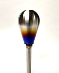 Image 3 of Chasing Js “Drip” Titanium shift knob.