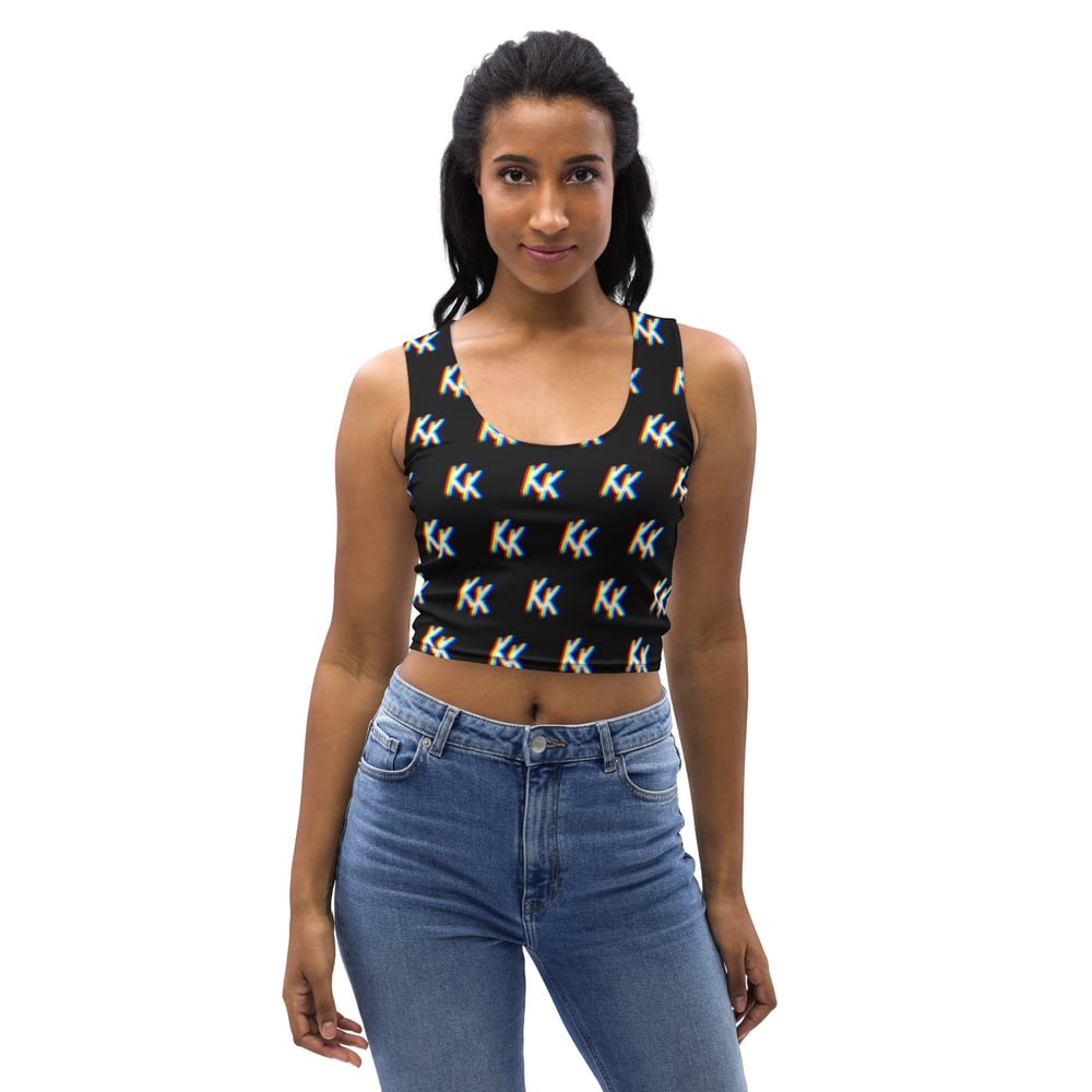 Image of Women's Glitch Crop Top