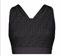 Image 1 of fendi monogram bralette 