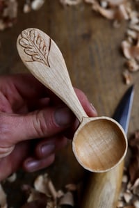 Image 5 of Oak Leaf~ Coffee Scoop 