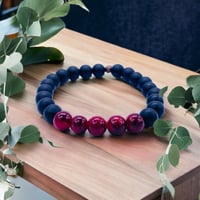 Image 2 of Red Quartz Stretch Bracelets 