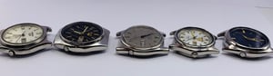Image of lot of 5 x genuine seiko 5 japan gents automatic watches,70's/80's(JO-03)