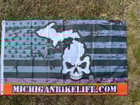 Image 2 of 3’x5’ Double Sided Mirrored Flag