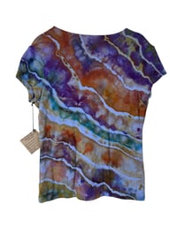 Image 2 of ♻️ UPCYCLED S Jersey Double Knit Top in Geode Ice Dye