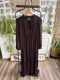 Image 1 of Red and black dress