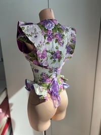 Image 3 of CORSET ESTAMPADO FLORES VINTAGE