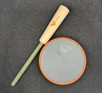 Image 2 of Paduak black slate over glass/ 2 piece webwood striker (glue together)