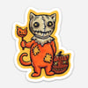 Trick R Treat Sam Cat Sticker