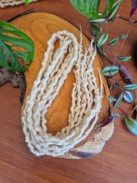 Image 1 of Alpaca Wool Dreadlocks - Light Beige Blonde