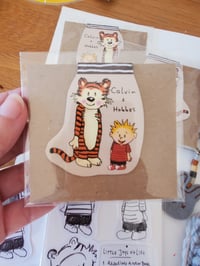 Image 5 of Calvin and Hobbes magnetic bookmarks 