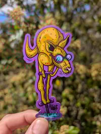 Image 1 of "Assisted bounce" roo sticker