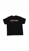 Kirkland cursive Dirts Win Skateboard Tee
