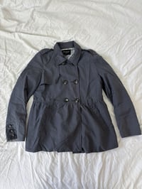 Image 1 of 00s Gray trench jacket // M