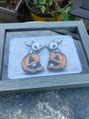 Image 3 of "Evil Bunnies" Shadow Box
