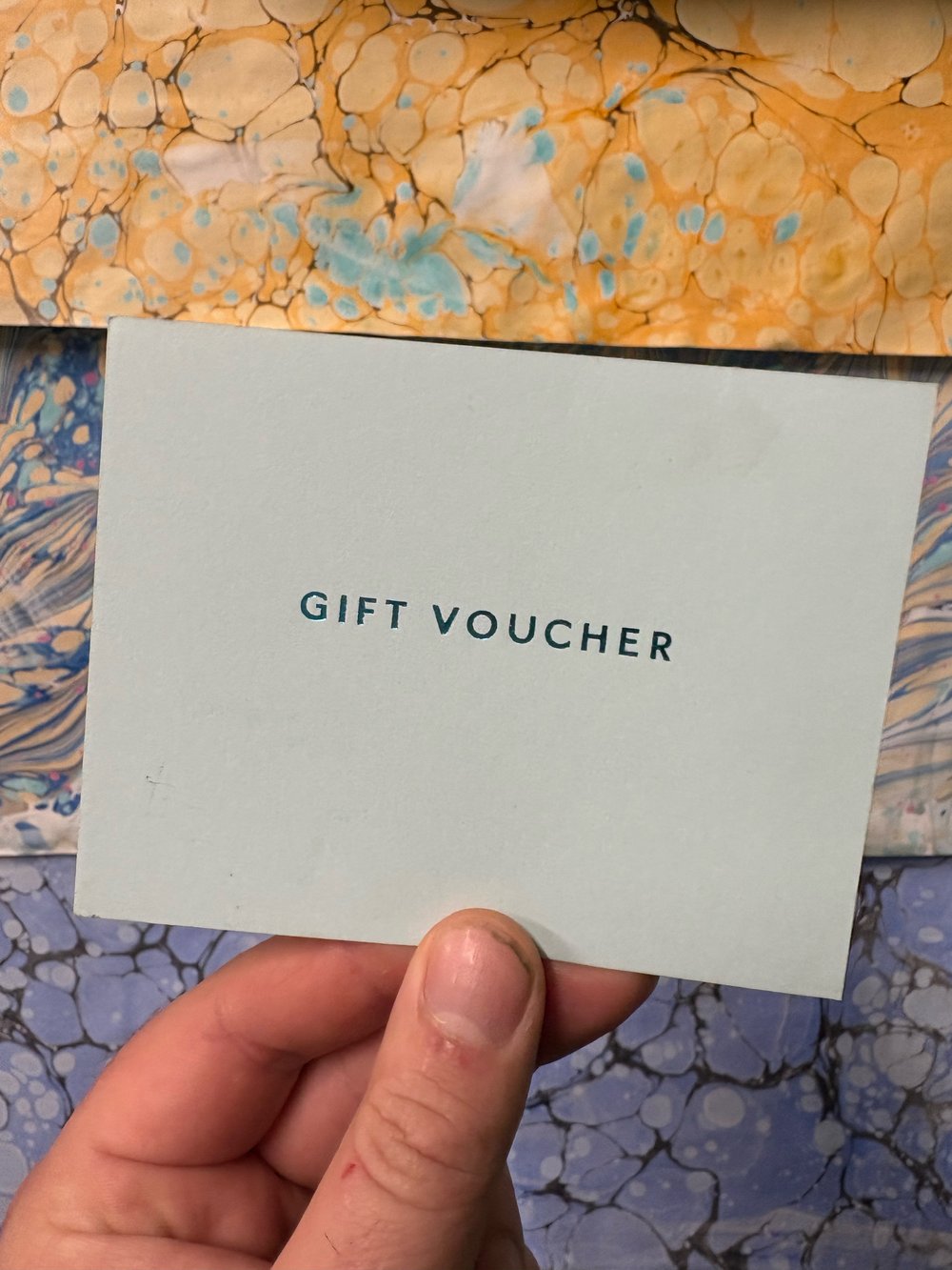 Workshop gift voucher 