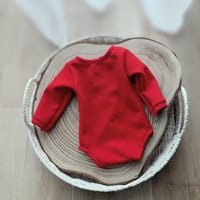 Image 2 of Newborn boys bodysuit  - red