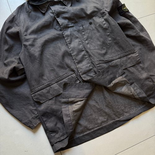 Image of SS 2005 Stone Island Nylon Hooded Jacket, Size Large