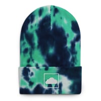 Image 2 of Kreativ Cloud Tie-dye beanie