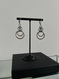 Image 1 of Double Hoop Huggies 
