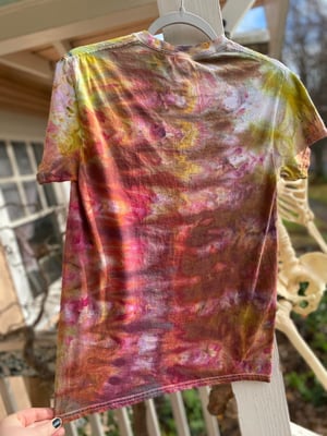 Image of SMALL Godzilla Be Gay Do Crime Tie Dye Shirt 7