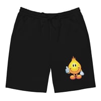 Image 1 of Flame boy Men's fleece shorts