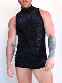 Image 1 of THE PARTY ANIMAL TURTLENECK MUSCLE SHIRT