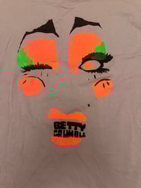 Image 1 of Purple shirt with grumble face and black feature  (XL)