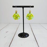 Image 5 of Glow-in-the-Dark Rosette Earrings