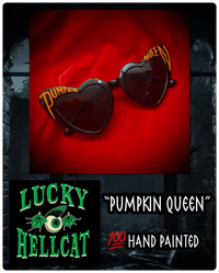 Image 6 of Select Hand Painted Heart Shaped Sunglasses 