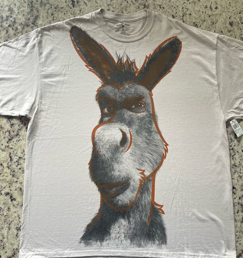 DONKEY x UNIVERSAL STUDIOS BIGFACE TEE - M/XXL