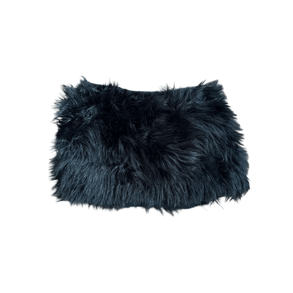 Image of Furry Mini Skirt & LegWarmers