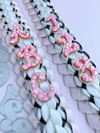 Image 2 of Fanciful Alphabet and Numbers Metal Diecut 