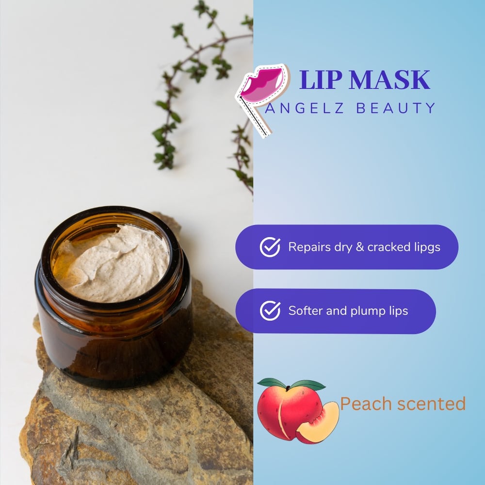 Image of Peach lip mask