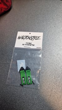 Image 2 of Blitz (black) rc drift tow straps 