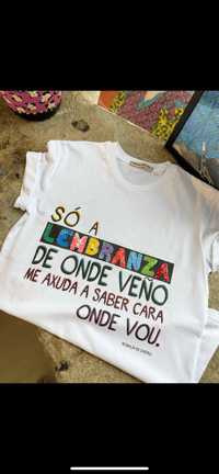Image 1 of Camiseta bordada a man. LEMBRANZA. Corte unisex. Talla 2XL