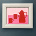 Image of Red Cups and Coffee Pot