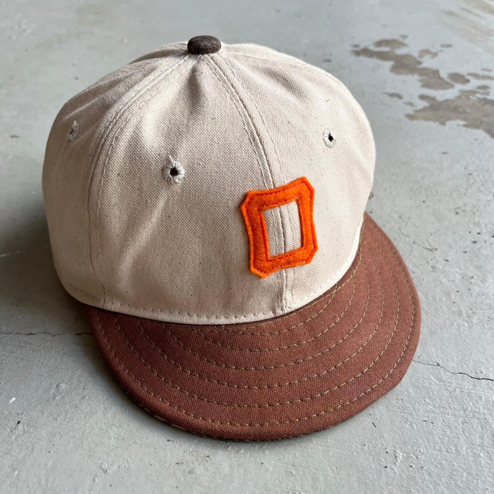 Image of Kakishibu Dyed Canvas Ball Cap 006