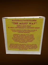 Image 4 of "THE MILKY WAY" Triple Milk Soap W/Goat, Buttermilk & Coconut Milks (Exfoliating Soap) 