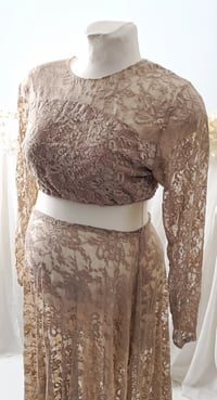 Image 2 of Photoshooting cocoa dress Virginia | set: skirt and top | size M