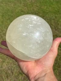 Image 10 of Large Calcite Sphere With Rainbows #2259